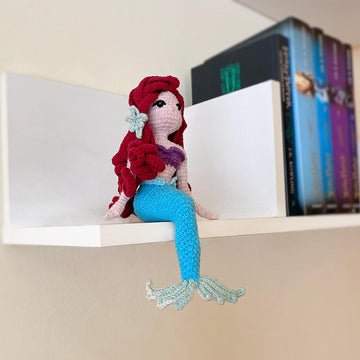 Mermaid sitting pose