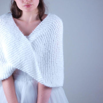 Loop in garter stitch SNOW