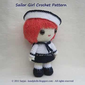 Sailor Girl - PDF Amigurumi doll pattern