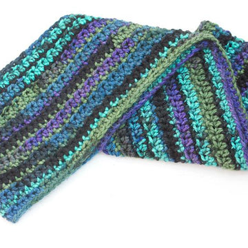 Textured Slouchy Hat and Circle Scarf