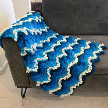 Ocean waves blanket