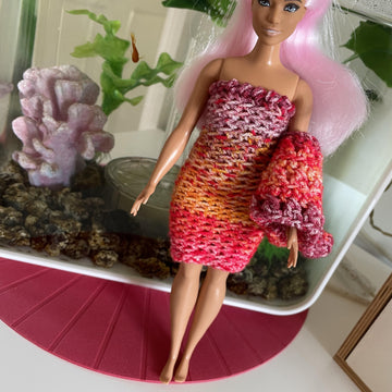 Barbie Dress & Cardi Set