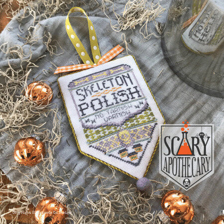 Hands On Design Skeleton Polish - Scary Apothecary - HD189 -  Leaflet