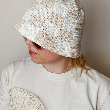 Checkered Bucket Hat