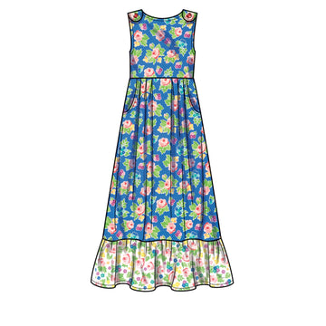 Simplicity Children's and Girls' Jumpsuit, Romper and Dress S9617 - Sewing Pattern