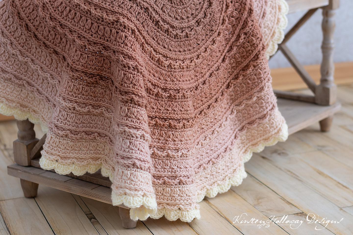 Layer Cake Round Baby Blanket