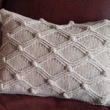 Diamonds & Bobbles Cushion Cover