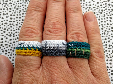Crochet Landscape Rings