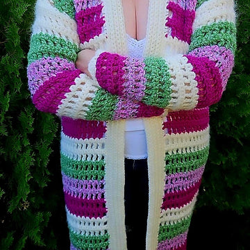 Crochet Multicolor cardigan