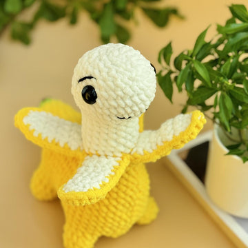 NO SEW Cute BANANASAURUS