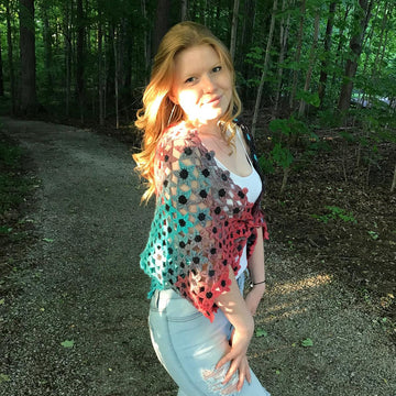 Sunset Sky Shawl