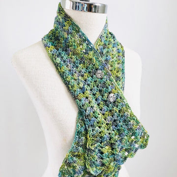 Elegant Lace Accent Scarf