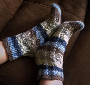 Spiral Slipper Socks