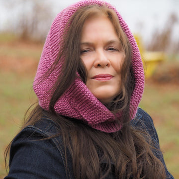 Raspberry Sorbet Knit Balaclava