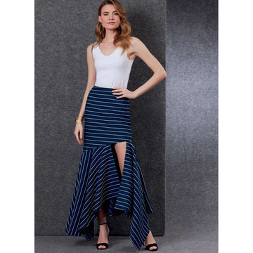 Vogue Misses' & Misses' Petite Skirts V1814 - Sewing Pattern