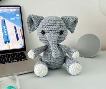 Elephant Amigurumi Crochet Pattern PDF – Elephant Soft Toy, Stuffed Animal Tutorial