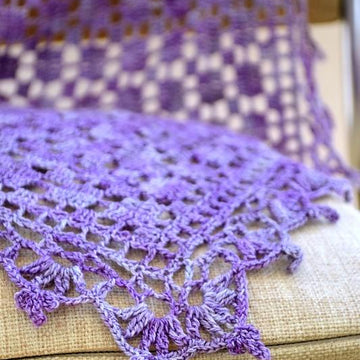 Pressed Violets Shawl