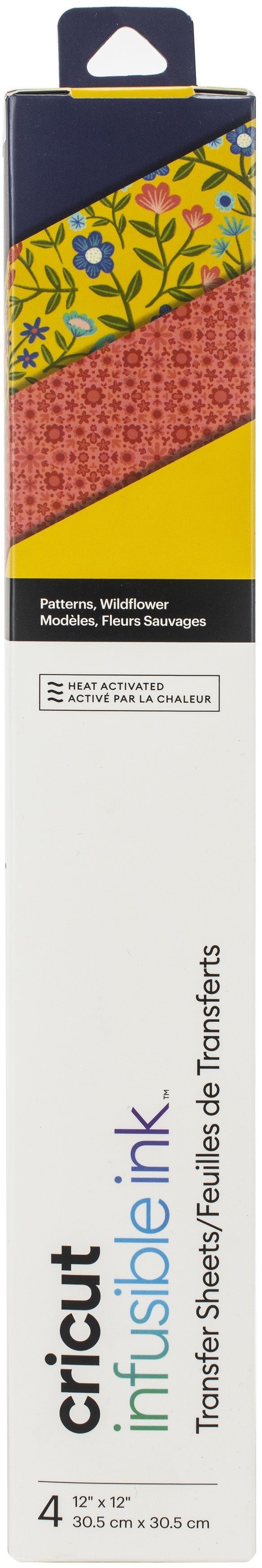 Cricut Infusible Ink Transfer Sheet 12"X12" 4/Pkg - Wildflower