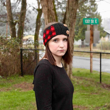 Simply Chic Plaid Ear Warmer