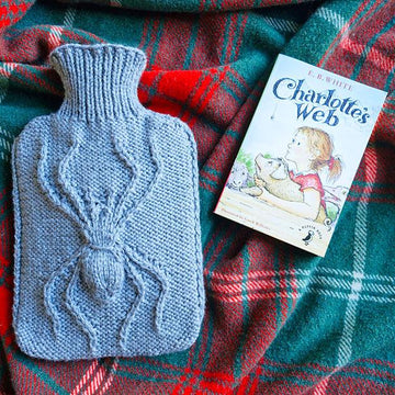 Spider Hot Water Bottle Cover
