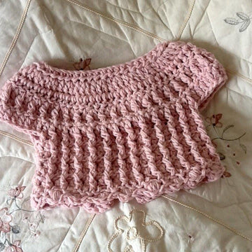 Little Pamela Pale Pink Sweater