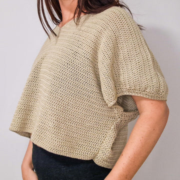 Half Double Crochet Crop Top