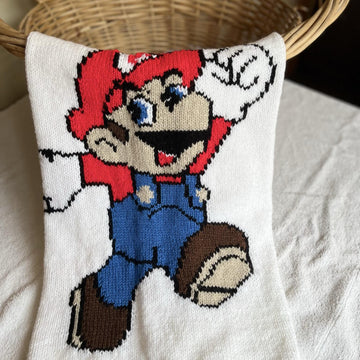 Retro Mario Baby Blanket
