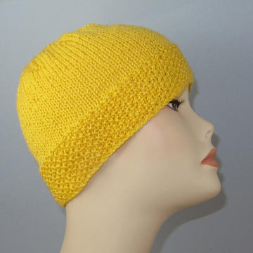 Button Up Beanie Circular knitting pattern