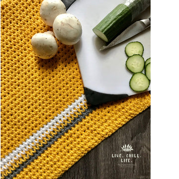 Saratoga stripes kitchen towel