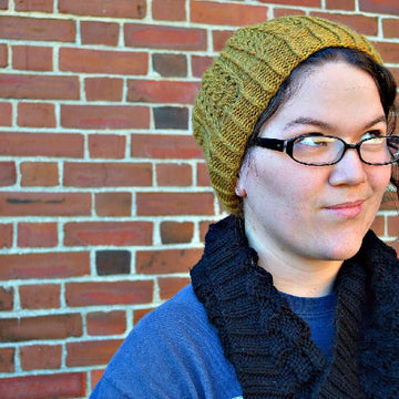MERIDIAN Lace Slouchy Beanie