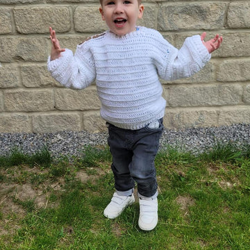 Crochet Sweater Pattern Baby Jumper Crochet PDF Kids Pullover Pattern Beginner Friendly Winter Crochet Easy Baby Sweater DIYweater