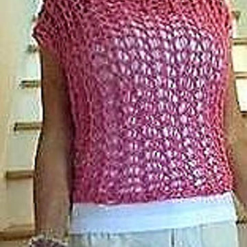 Fishnet Shell Sweater