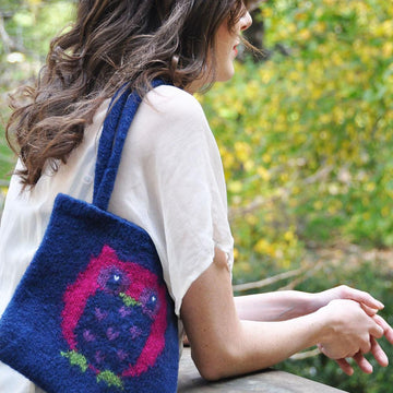 Owl Always Love You Felted Purse