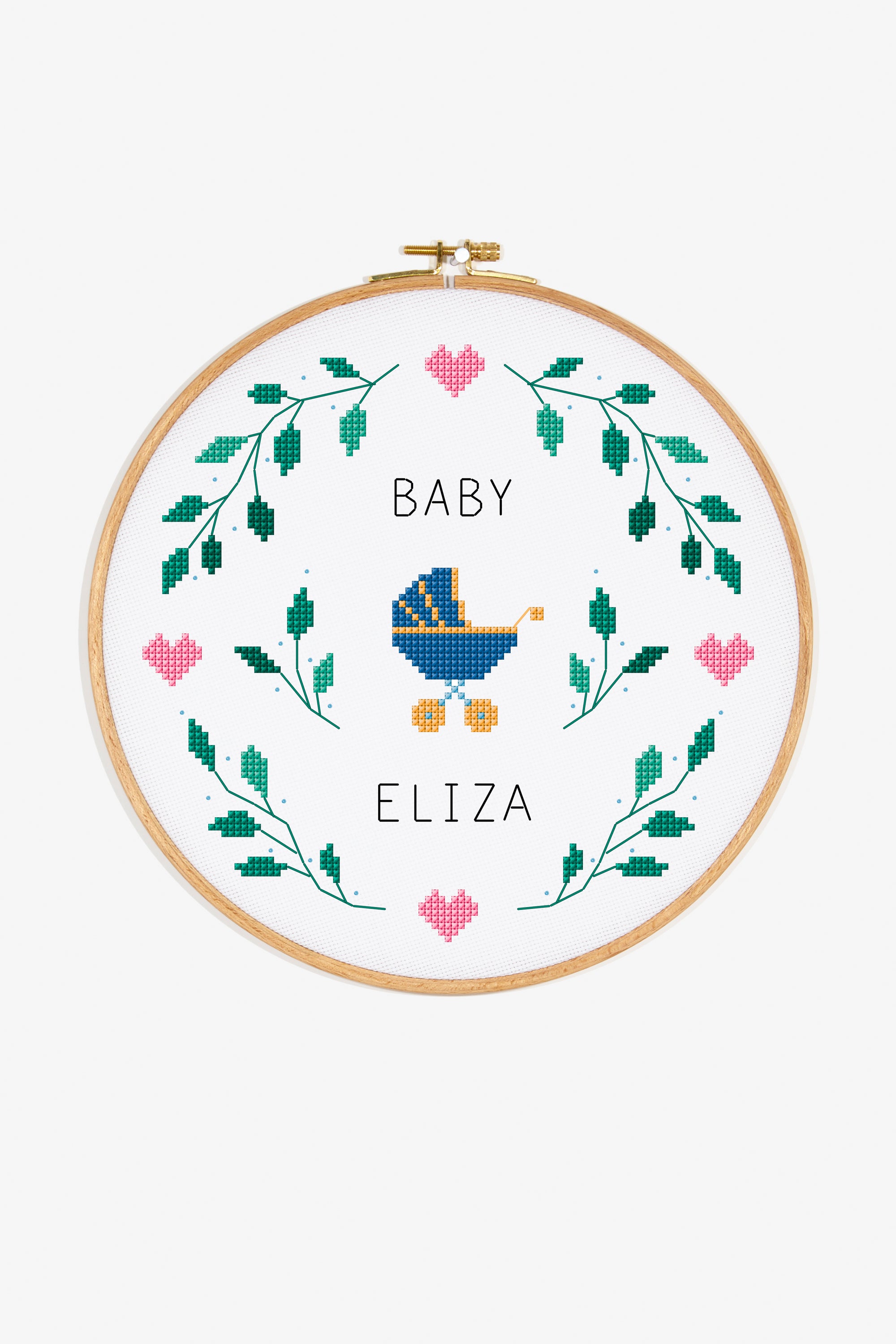 New Baby Name in DMC - PAT0708 - Downloadable PDF
