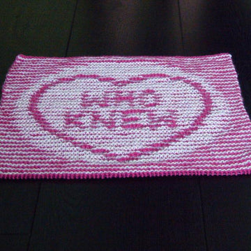 Love Hearts Illusion Blanket and Cushion