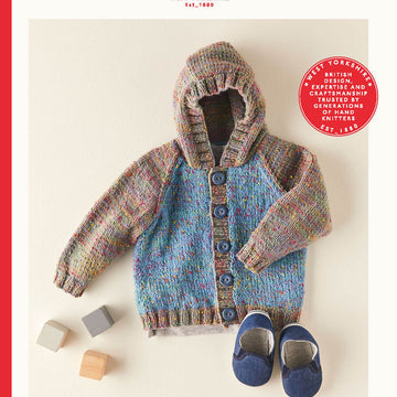 Babies Hooded Jacket in Sirdar Snuggly Doodle DK - 5353 - Leaflet