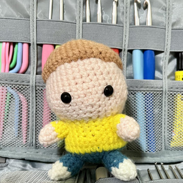 Rick and Morty - Morty the henchmen crochet doll