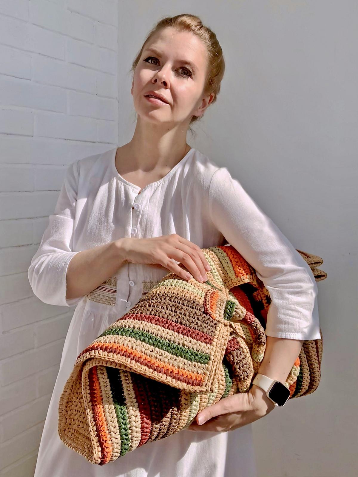 Weekender Striped Bag