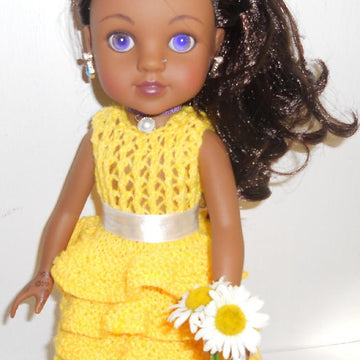 Ruffle Dress  for Heart for Hearts and Corolle Les Cheries