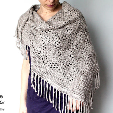 Gray Granny Shawl