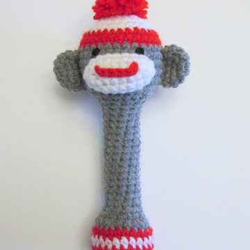 Sock Monkey Rattle