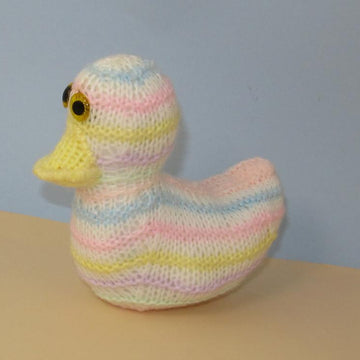 Candy Stripe Baby Duck Toy