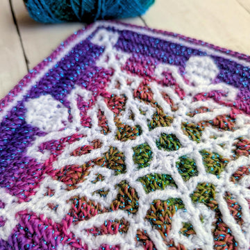 Dusky Meadow Mosaic Square