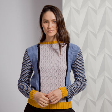 Katis Jumper - Jumper Knitting Pattern For Women in MillaMia Naturally Soft Merino by MillaMia