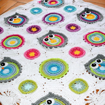 "Wisy Bisy Owl" blanket