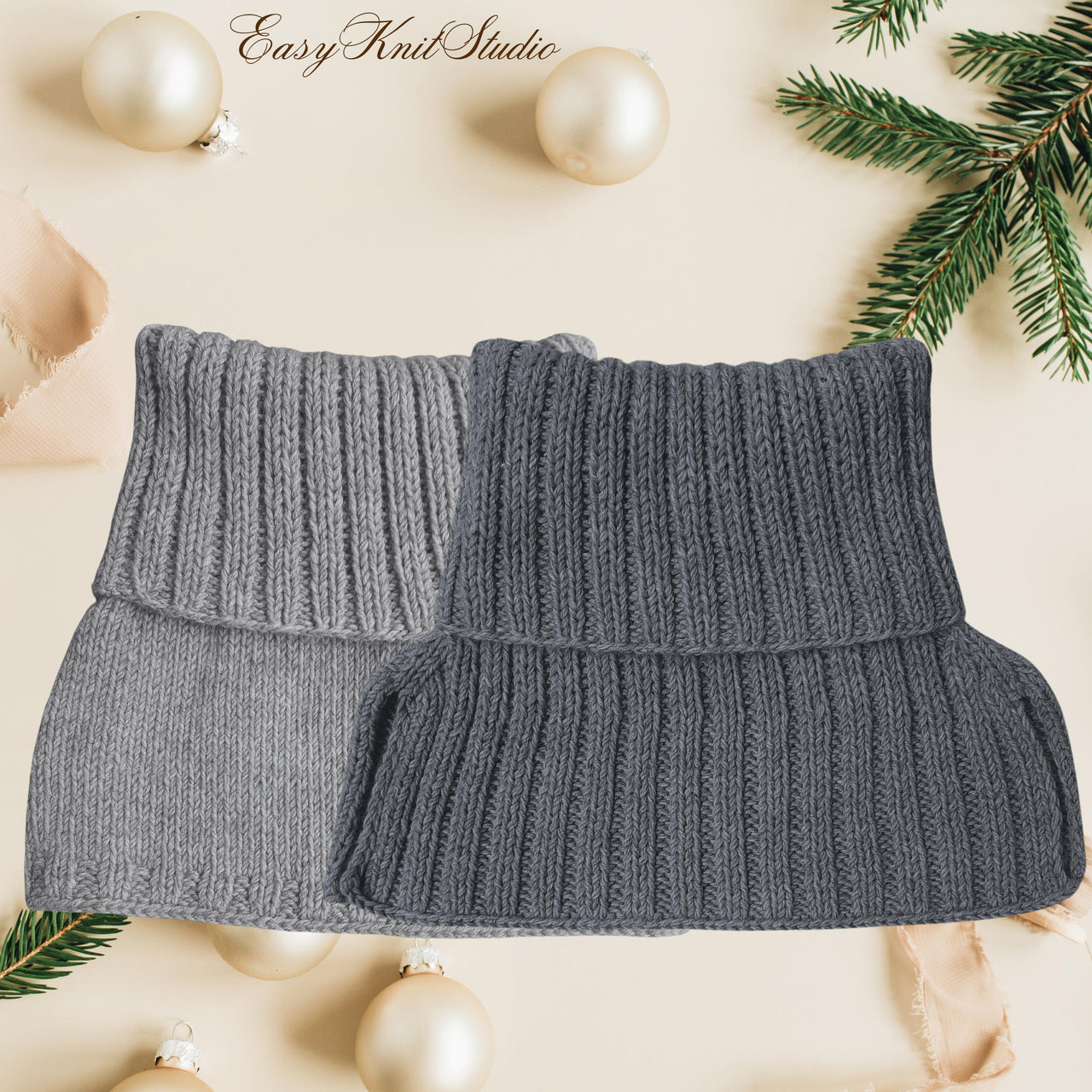 Reversible Dickey Knitting Pattern – Double-Sided Detachable Collar