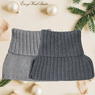 Reversible Dickey Knitting Pattern – Double-Sided Detachable Collar