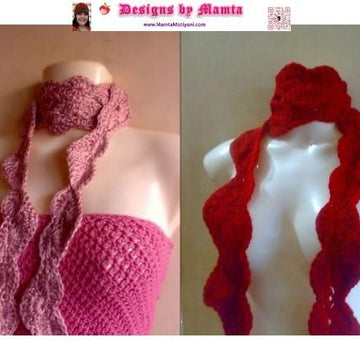 Easy Infinity Scarf Valentine Hearts Neck Warmer Designer