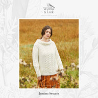 Jemima Sweater -  Jumper Knitting Pattern For Women in Willow & Lark Strath by Willow & Lark