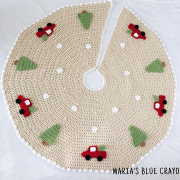 Red Truck Tree Skirt